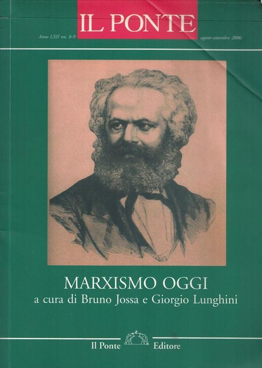 Marxismo Oggi - copertina