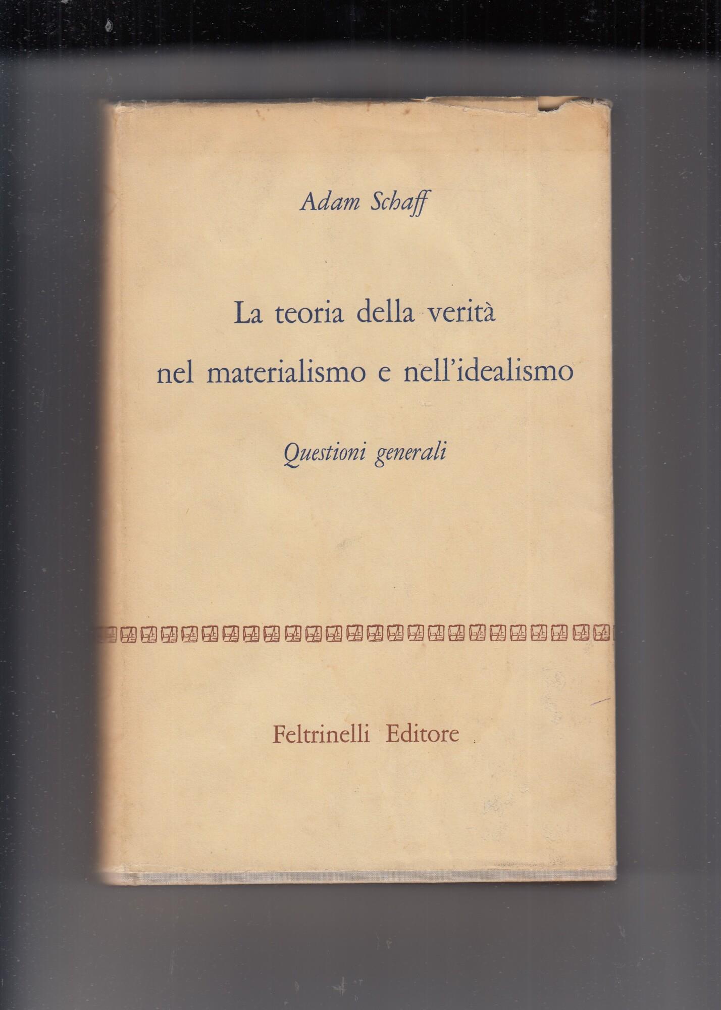 Teoria della verità nel materialismo e nell'idealismo