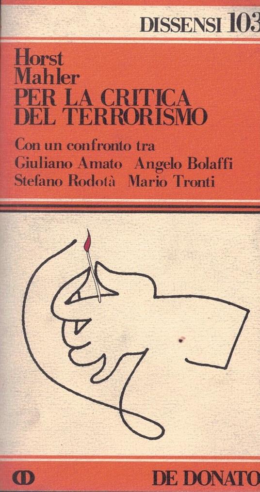 Per La Critica Del Terrorismo - copertina