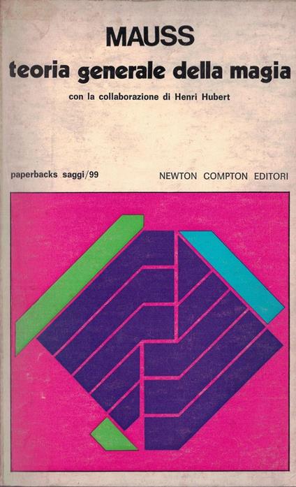 Teoria Generale Della Magia - Marcel Mauss - copertina