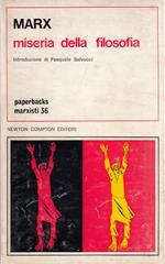 Marx miseria della filosofia