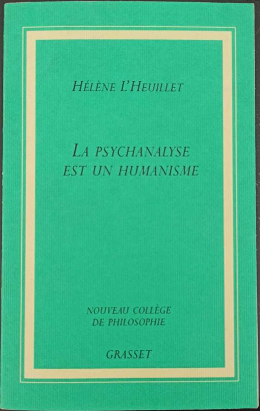 La psychanalyse est un humanisme - copertina