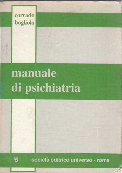 Manuale di psichiatria - copertina