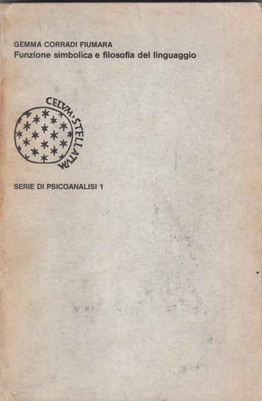 Funzione simbolica e filosofia del linguaggio - copertina