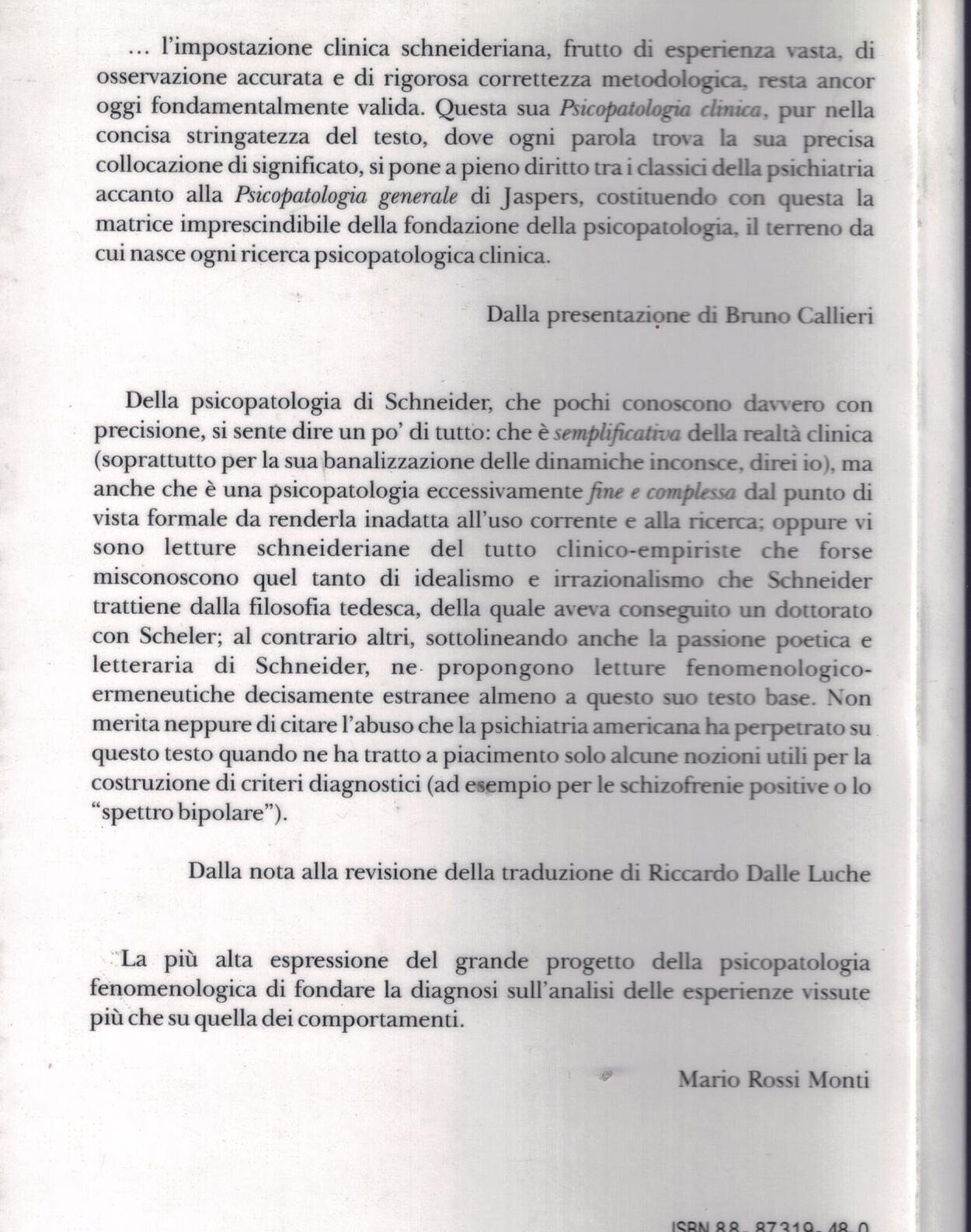 Psicopatologia clinica