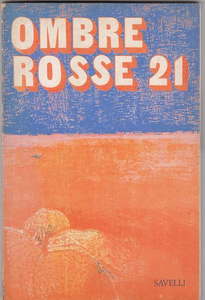 Ombre rosse 21 - copertina