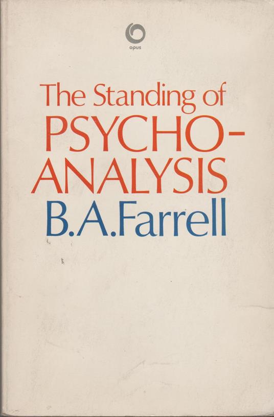 The Standing of Psychoanalysis - copertina