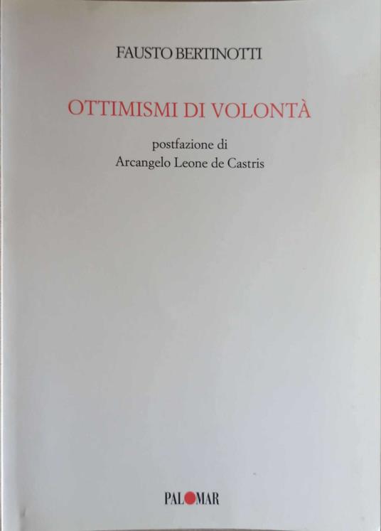 Ottimismi di volontà - Fausto Bertinotti - copertina