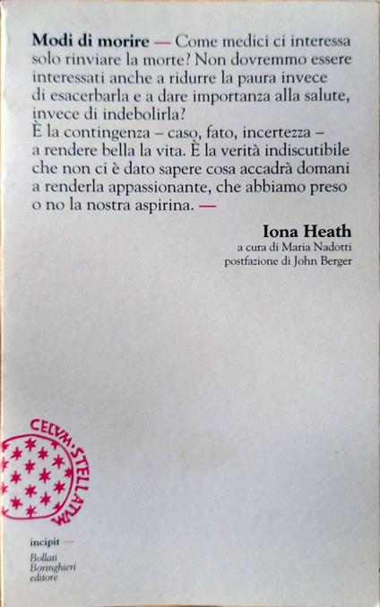 Modi di morire - copertina