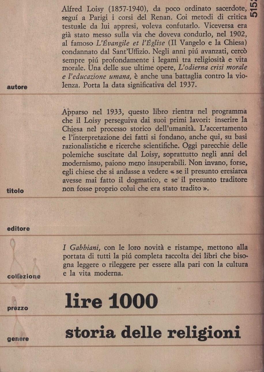 Le origini del cristianesimo Alfred Loisy