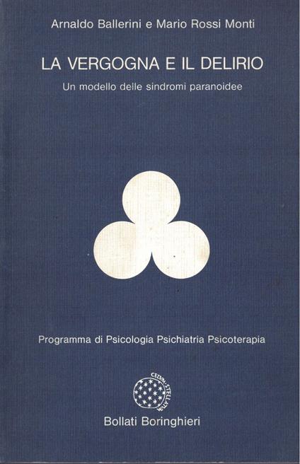 La vergogna e il delirio - copertina
