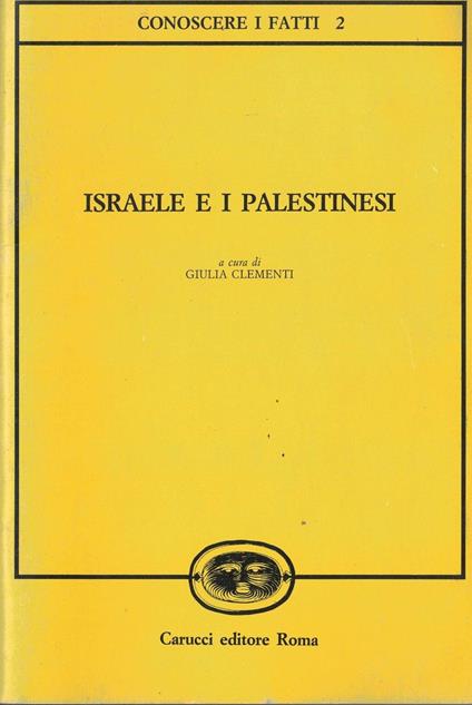 Israele E La Palestina - copertina