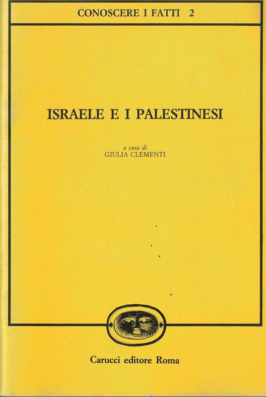 Israele E La Palestina - copertina