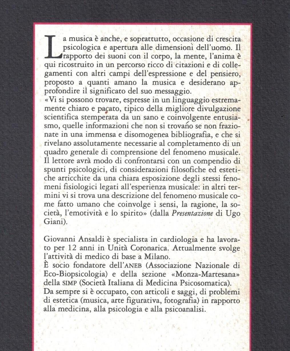 La lingua degli angeli. Introduzione all'ascolto della musica