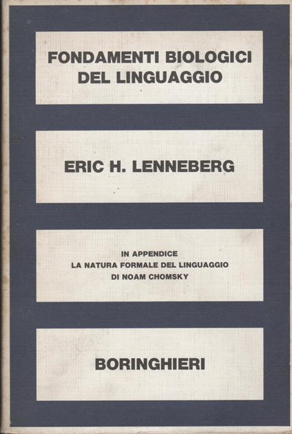 Fondamenti biologici del linguaggio - copertina