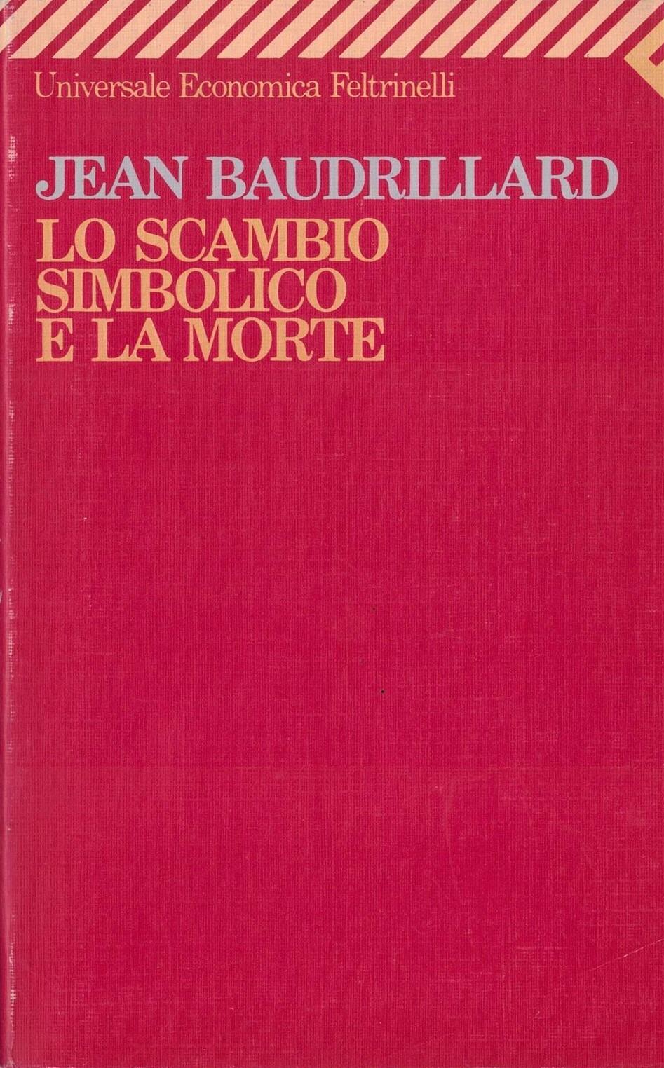 Lo scambio simbolico e la morte