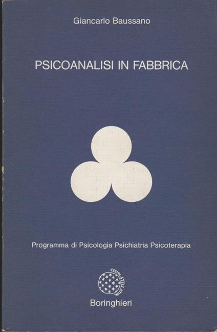 Psicanalisi in fabbrica - copertina
