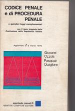 codice penale e di procedura penale e quindici leggi complementari