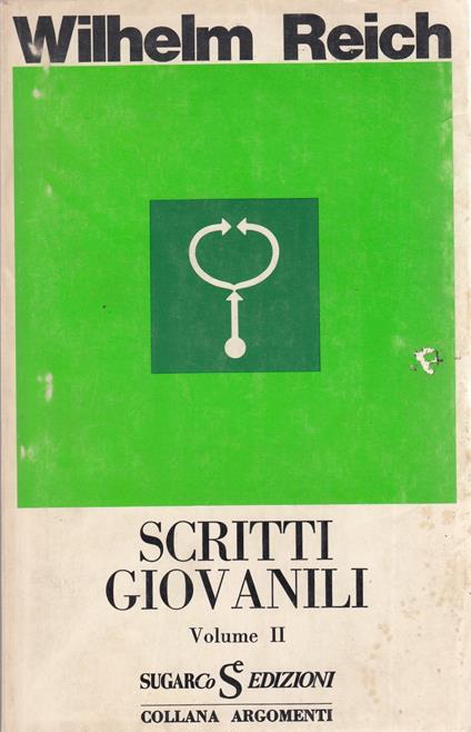Scritti giovanili - Volume II - Wilhelm Reich - copertina
