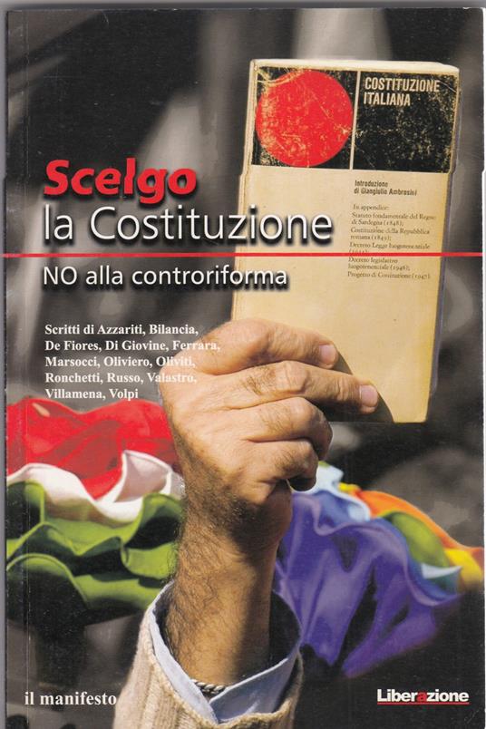 Scelgo la Costituzione. No alla controriforma - copertina