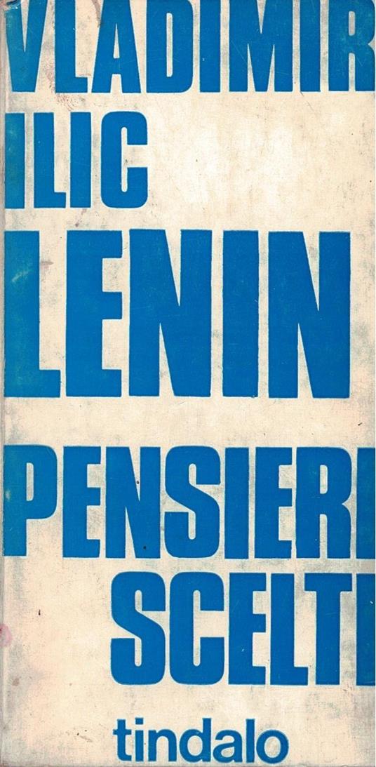 Lenin pensieri scelti - copertina