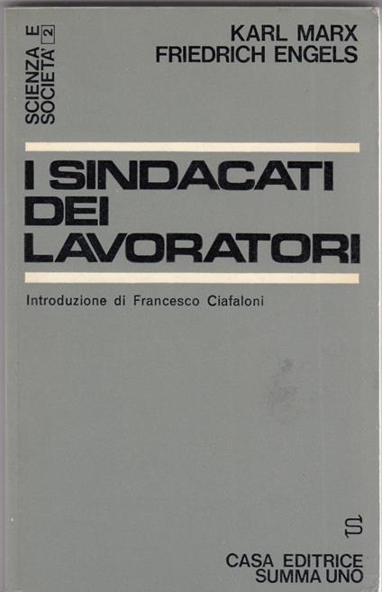i sindacati dei lavoratori - copertina