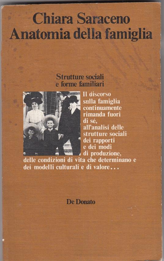 Anatomia della famiglia - Chiara Saraceno - copertina
