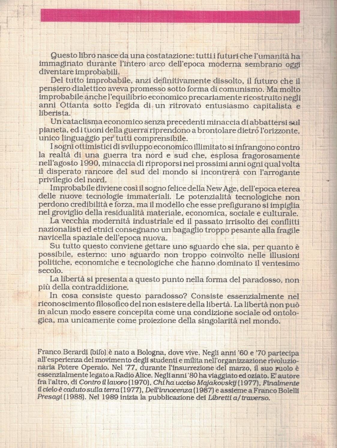 Il paradosso della libertà