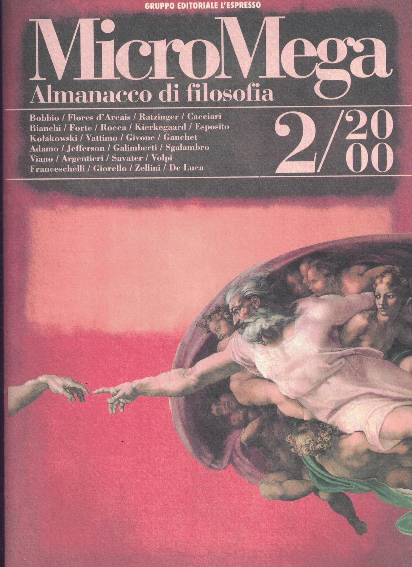 MicroMega 2/2000 - Almanacco di filosofia