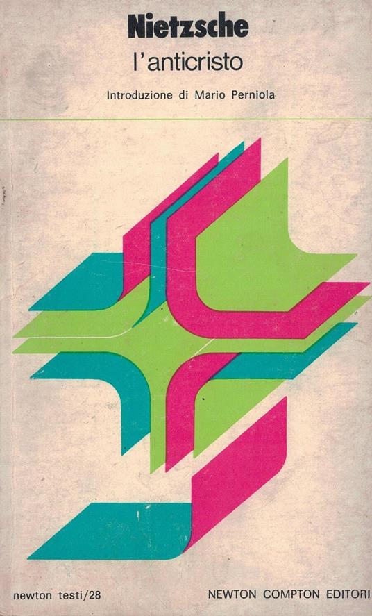 NIETZSCHE l'anticristo ( introduzione di Maio Perniola ) - Friedrich Nietzsche - copertina