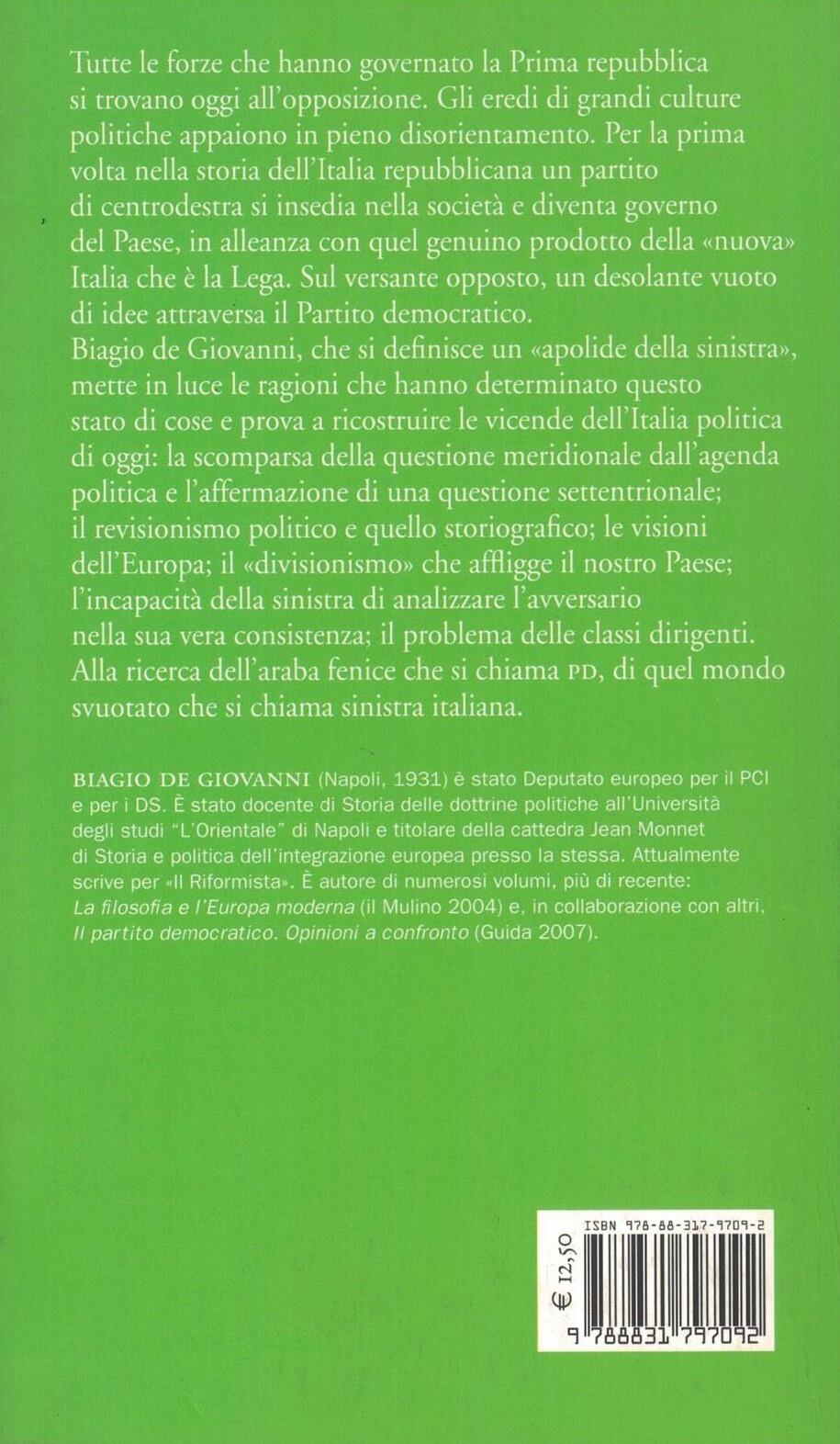 A destra tutta. Dove si è persa la sinistra?