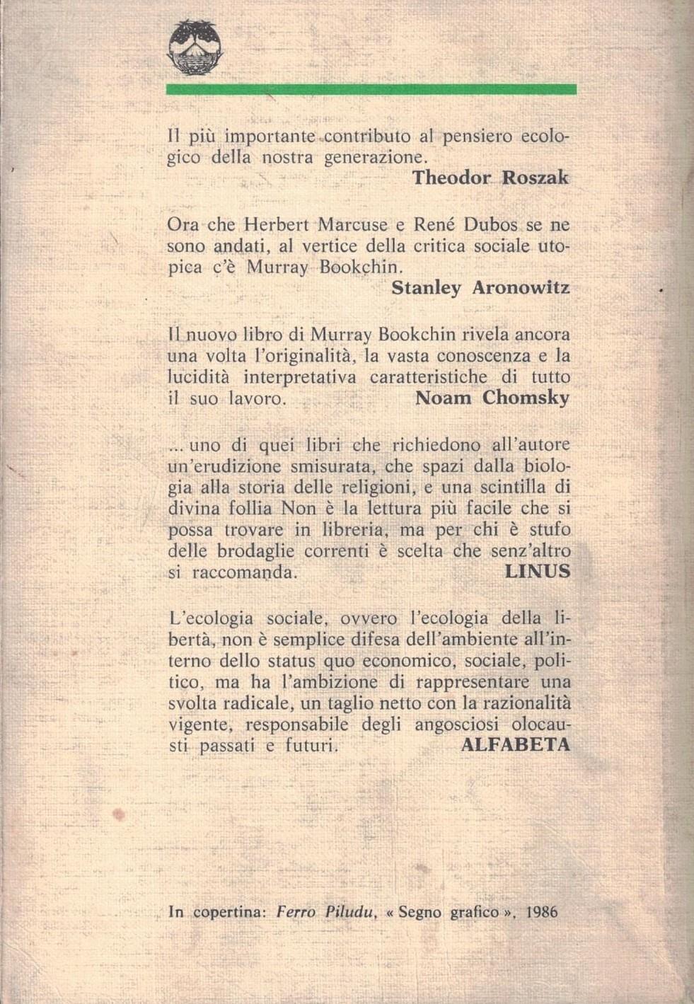 L' ecologia della libertà