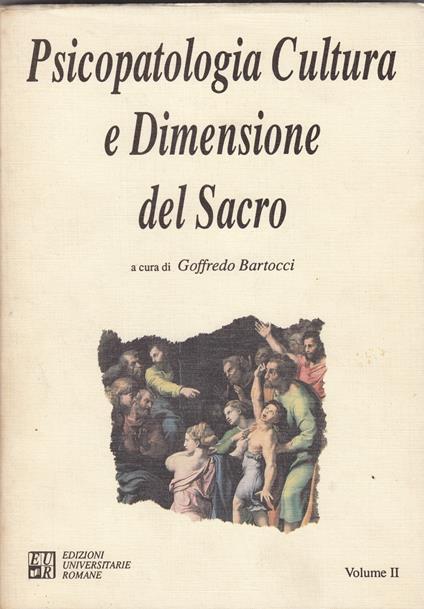 Psicopatologia cultura e dimensione del sacro (Vol. 2) - copertina