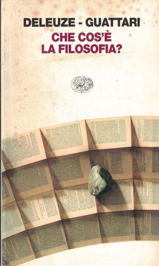 Che cos'è la filosofia? - Gilles Deleuze - copertina