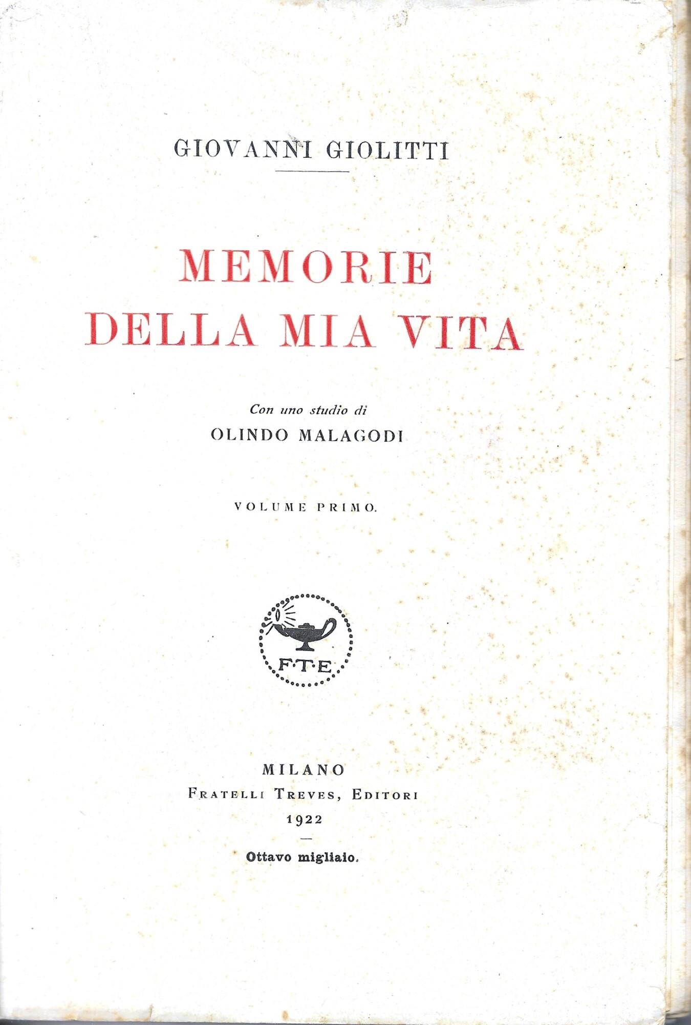 Memorie Della Mia Vita (2 Vol.)