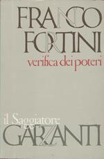 Verifica dei poteri: scritti di critica e di istituzioni letterarie