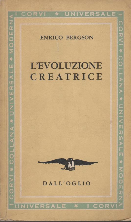 L' evoluzione creatrice - Henri Bergson - copertina