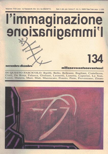 L' immaginazione - copertina