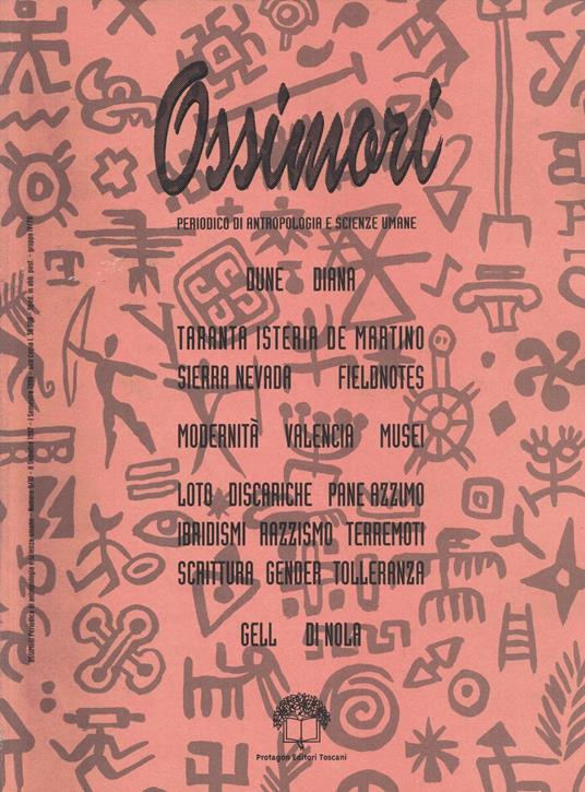Ossimori: periodico di Antropologia e Scienze Umane. Numero 9/10, II semestre 1997 - copertina