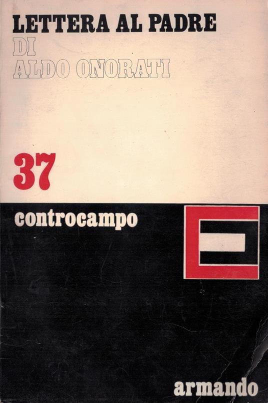 Lettera al padre - Aldo Onorati - copertina