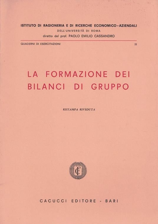 La formazione dei bilanci di gruppo - copertina
