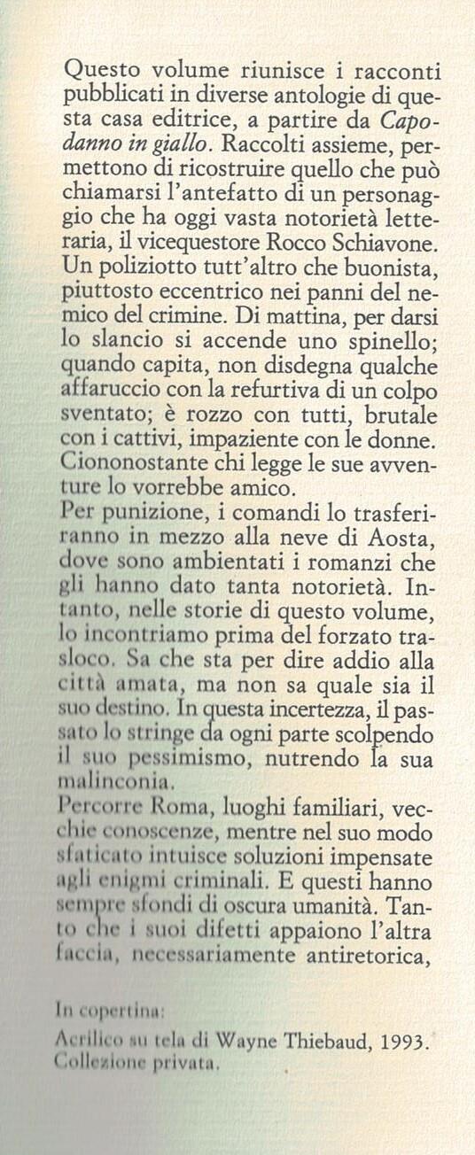 Cinque indagini romane per Rocco Schiavone