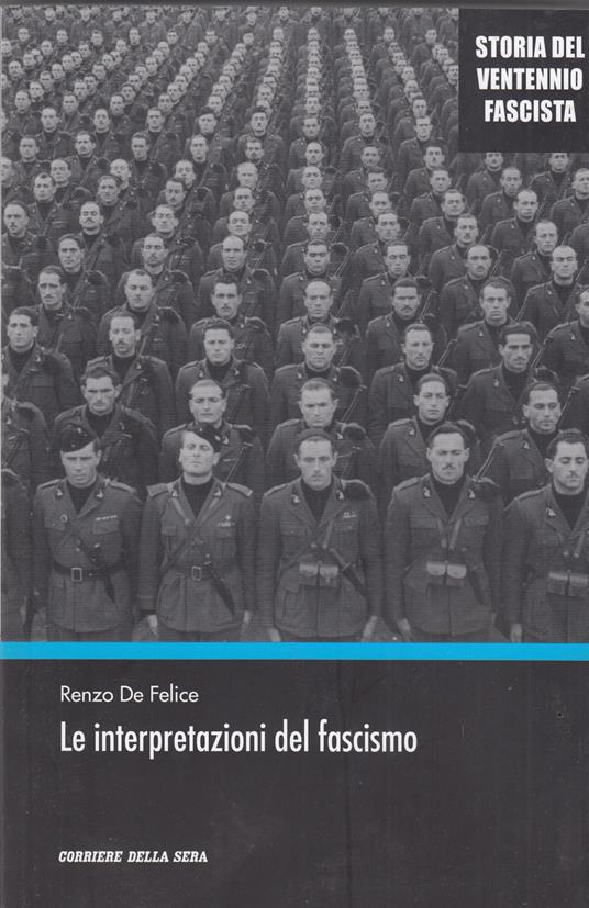 Le interpretazioni del fascismo - Renzo De Felice - copertina