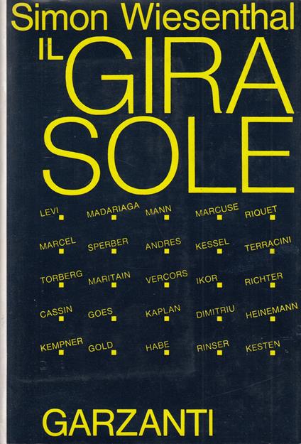 Il girasole - Simon Wiesenthal - copertina