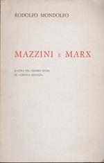 Mazzini E Marx
