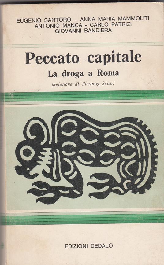 Peccato capitale. La droga a roma - copertina