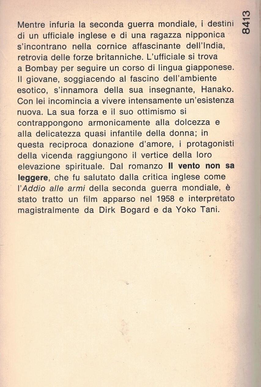 Il Vento Non Sa Leggere