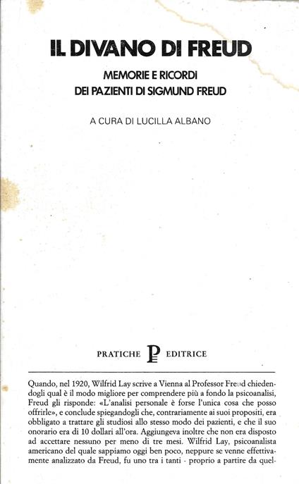 Il divano di Freud. Memorie e ricordi dei pazienti di Sigmund Freud - Sigmund Freud - copertina