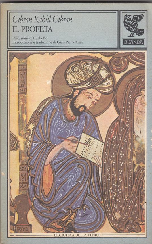 Il profeta - Kahlil Gibran - copertina