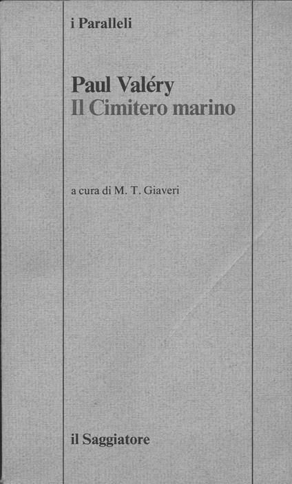 Il Cimitero marino - Paul Valéry - copertina
